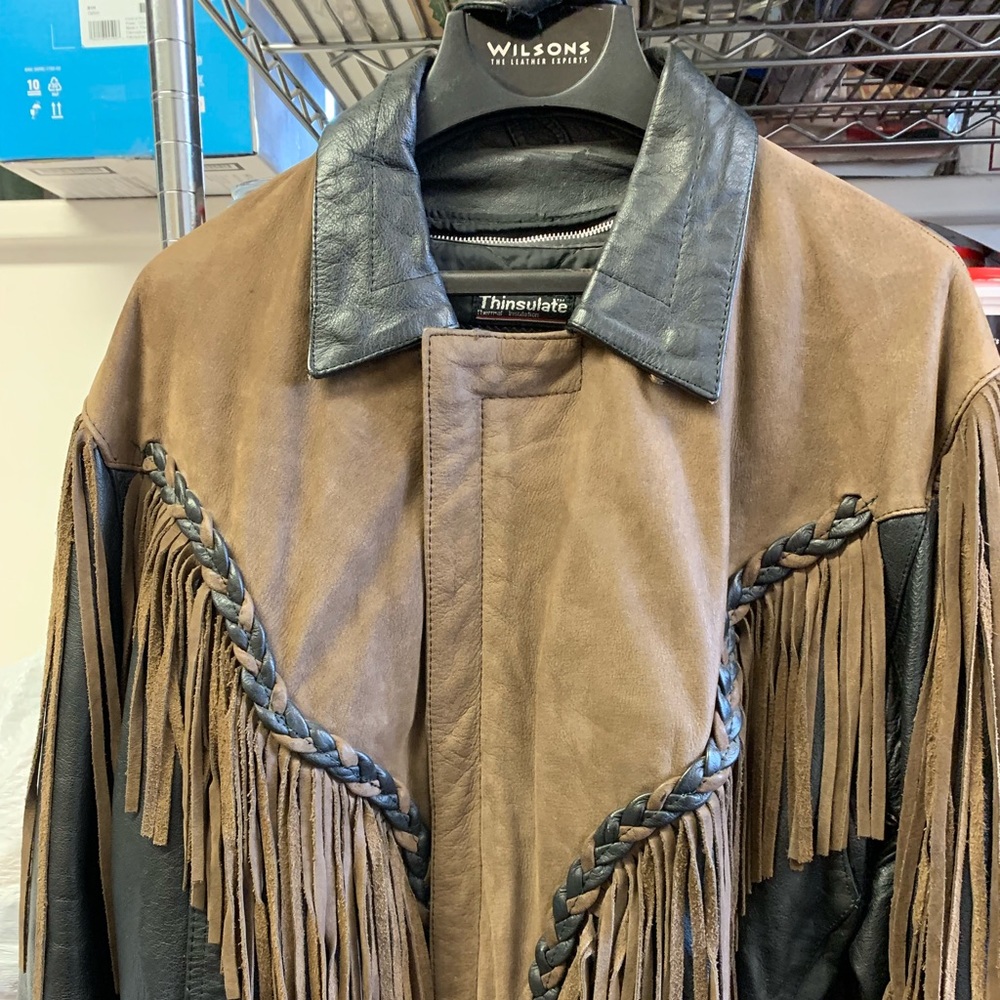 Wilson’s Fringed Leather Riding Jacket